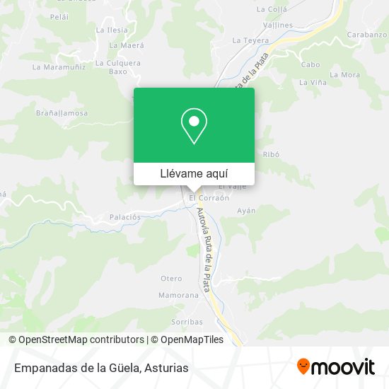 Mapa Empanadas de la Güela