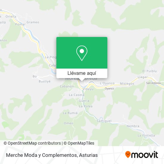 Mapa Merche Moda y Complementos