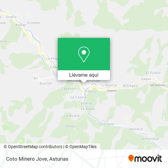 Mapa Coto Minero Jove