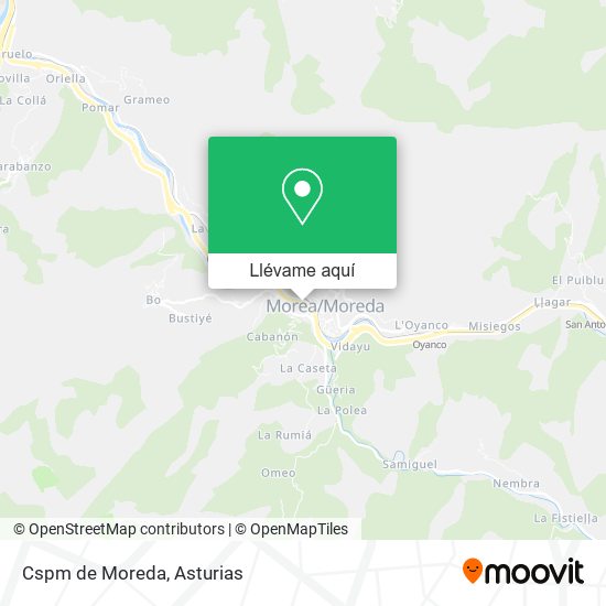 Mapa Cspm de Moreda