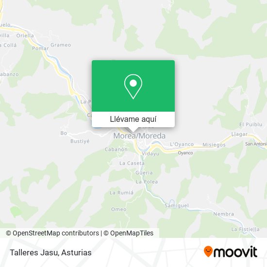 Mapa Talleres Jasu