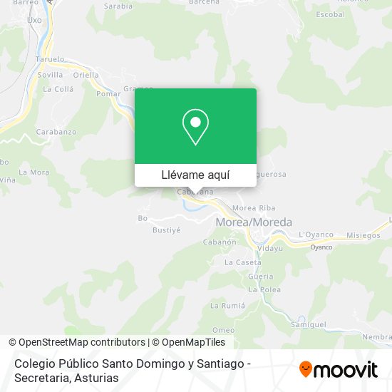 Mapa Colegio Público Santo Domingo y Santiago - Secretaria