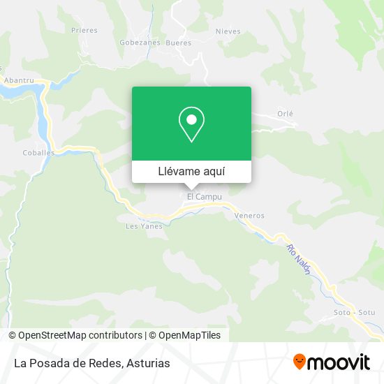 Mapa La Posada de Redes