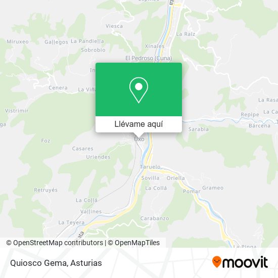 Mapa Quiosco Gema