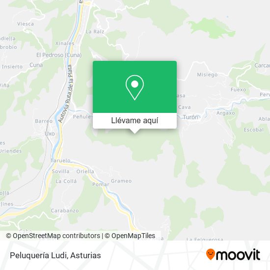 Mapa Peluquería Ludi