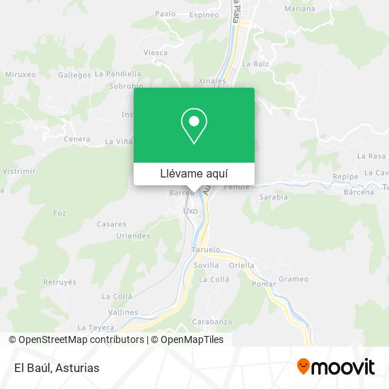 Mapa El Baúl