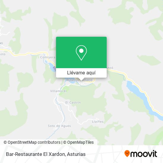 Mapa Bar-Restaurante El Xardon