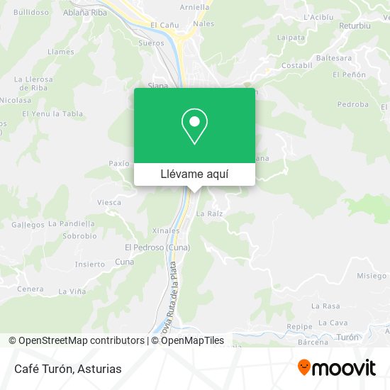 Mapa Café Turón