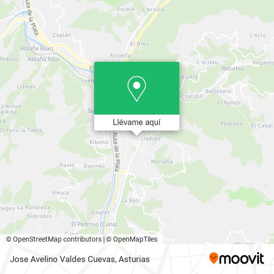 Mapa Jose Avelino Valdes Cuevas