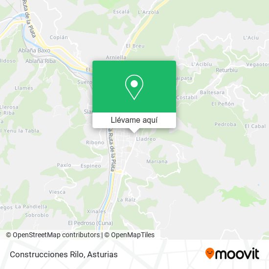 Mapa Construcciones Rilo