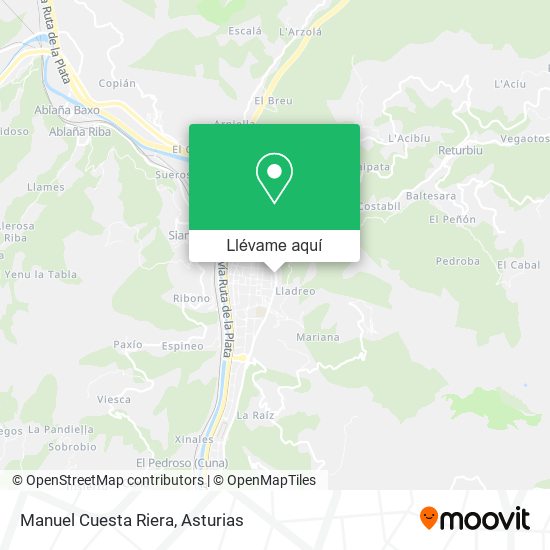 Mapa Manuel Cuesta Riera