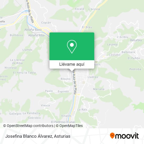Mapa Josefina Blanco Álvarez