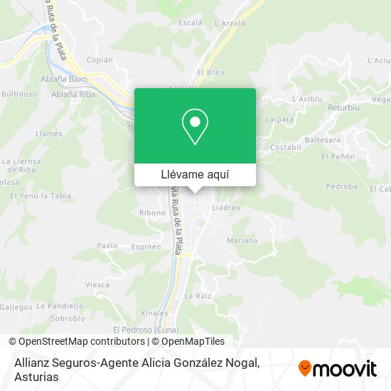 Mapa Allianz Seguros-Agente Alicia González Nogal