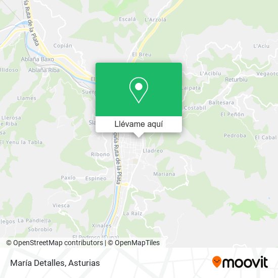 Mapa María Detalles