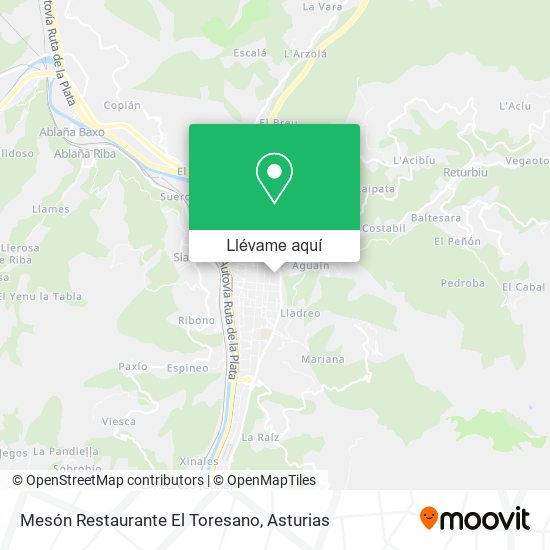 Mapa Mesón Restaurante El Toresano