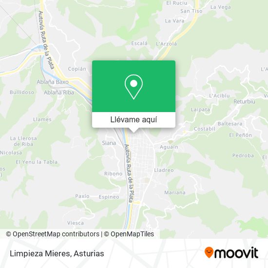 Mapa Limpieza Mieres