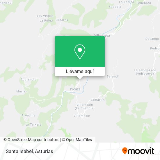 Mapa Santa Isabel
