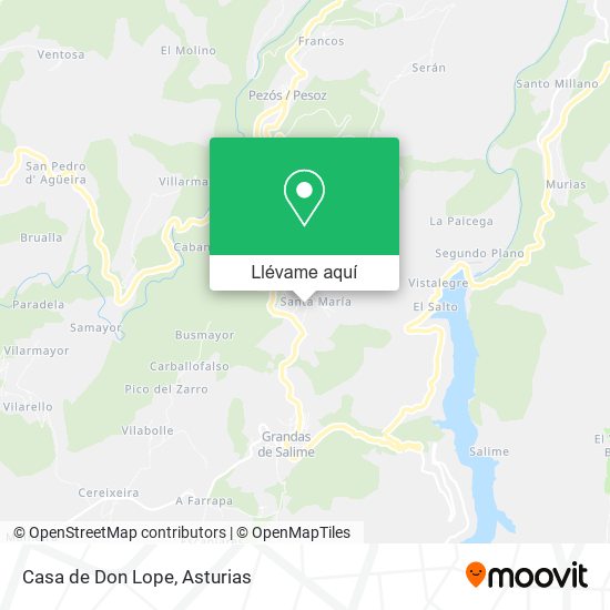 Mapa Casa de Don Lope