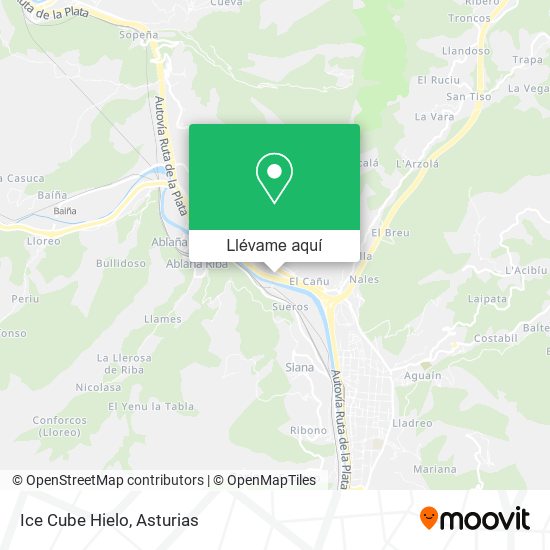 Mapa Ice Cube Hielo