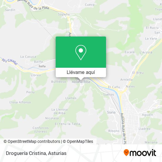 Mapa Droguería Cristina