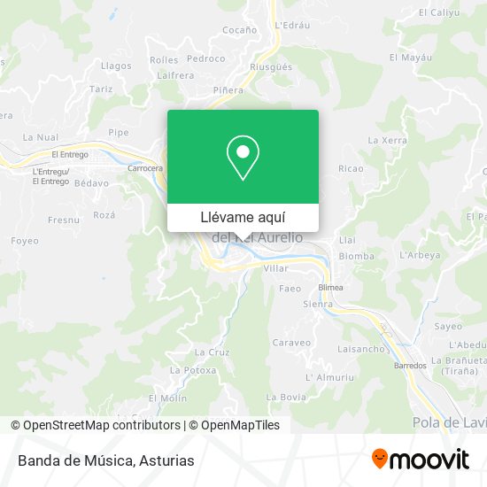 Mapa Banda de Música