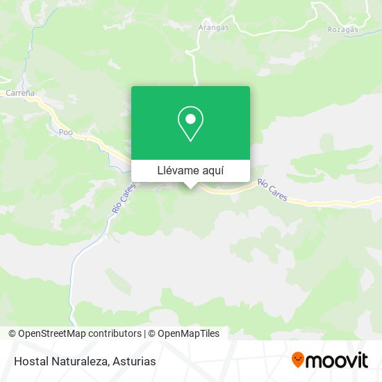 Mapa Hostal Naturaleza