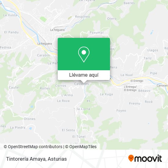 Mapa Tintorería Amaya
