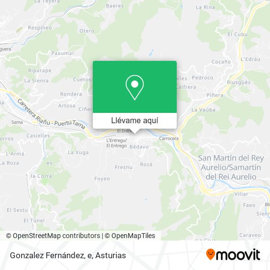 Mapa Gonzalez Fernández, e