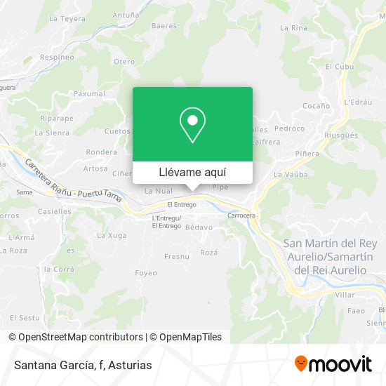 Mapa Santana García, f