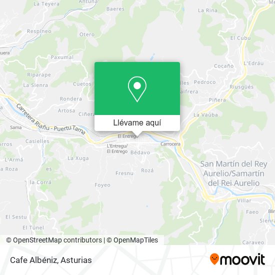 Mapa Cafe Albéniz