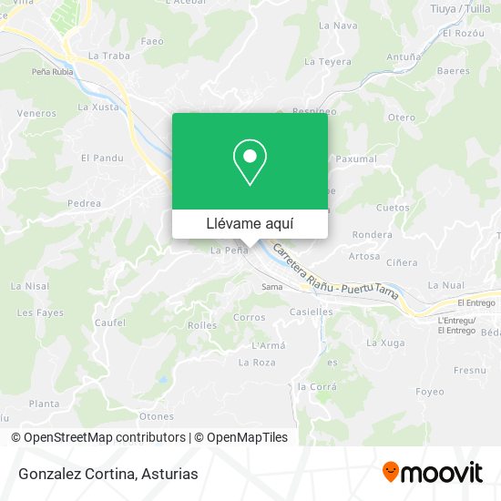 Mapa Gonzalez Cortina