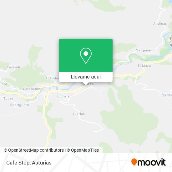 Mapa Café Stop