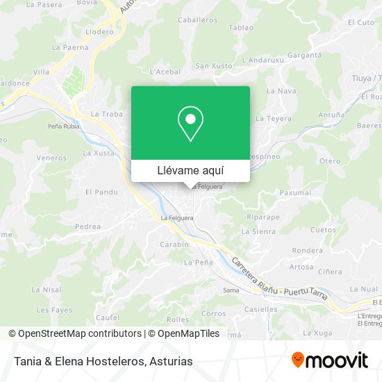 Mapa Tania & Elena Hosteleros