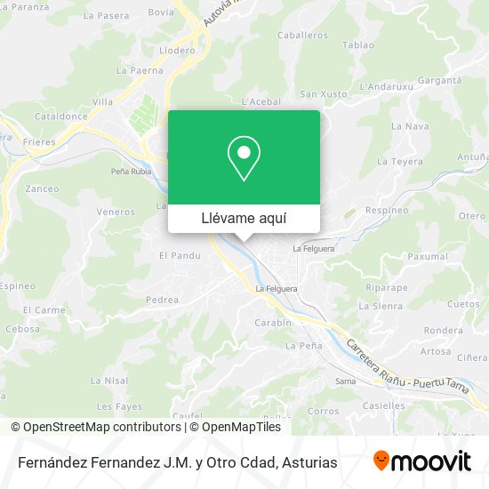 Mapa Fernández Fernandez J.M. y Otro Cdad