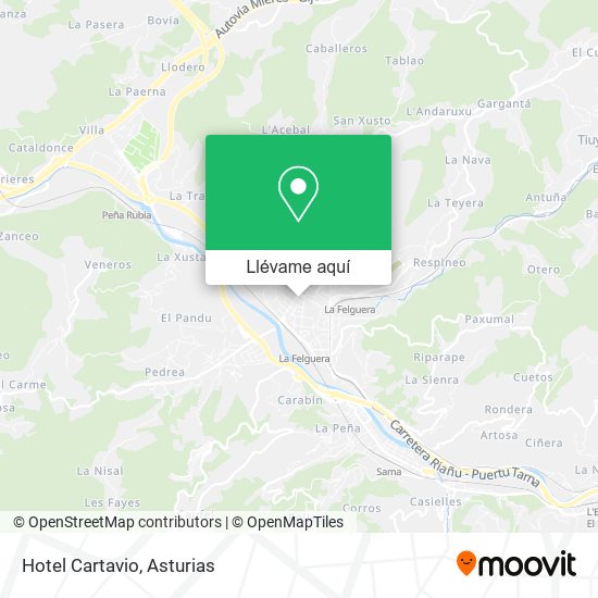 Mapa Hotel Cartavio