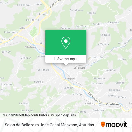 Mapa Salon de Belleza m José Casal Manzano
