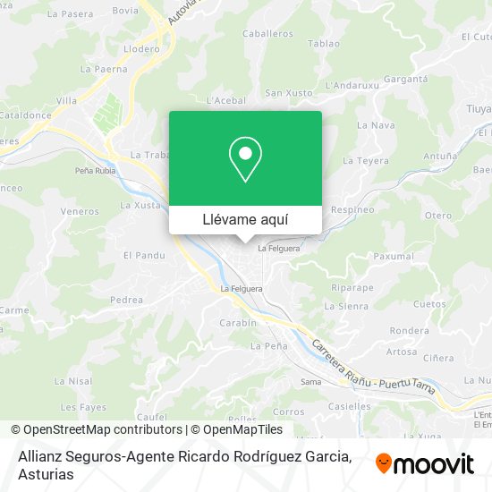 Mapa Allianz Seguros-Agente Ricardo Rodríguez Garcia