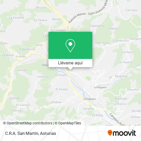 Mapa C.R.A. San Martín
