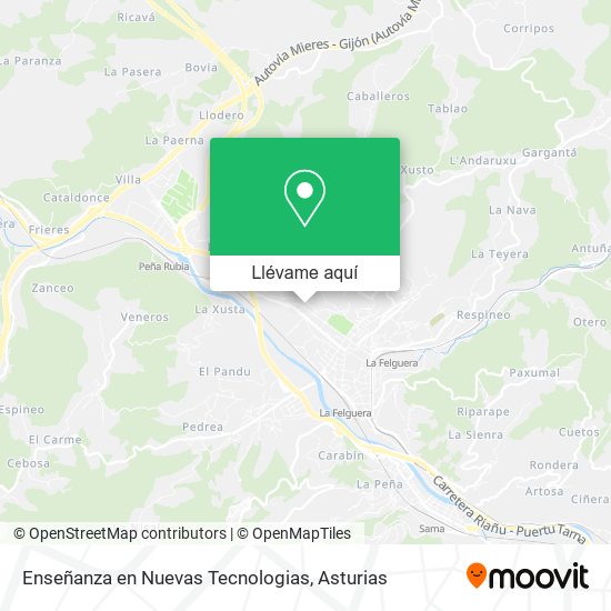 Mapa Enseñanza en Nuevas Tecnologias