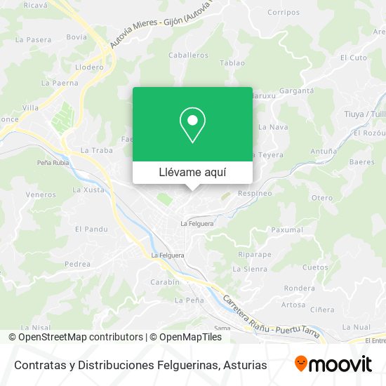 Mapa Contratas y Distribuciones Felguerinas