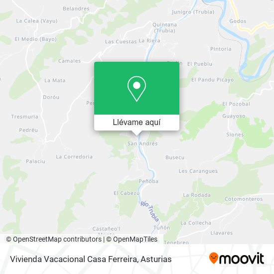 Mapa Vivienda Vacacional Casa Ferreira