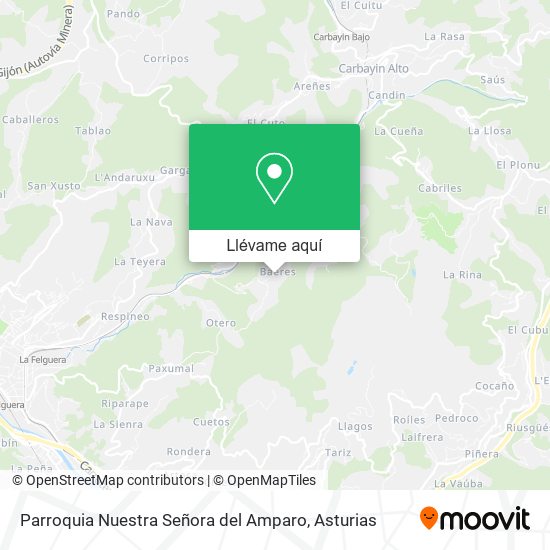 Mapa Parroquia Nuestra Señora del Amparo