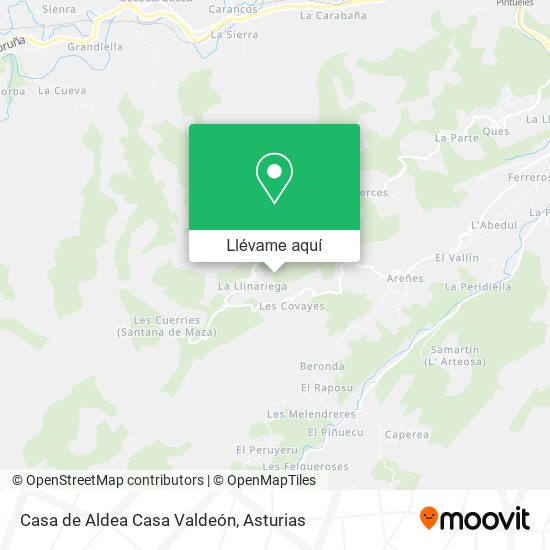 Mapa Casa de Aldea Casa Valdeón