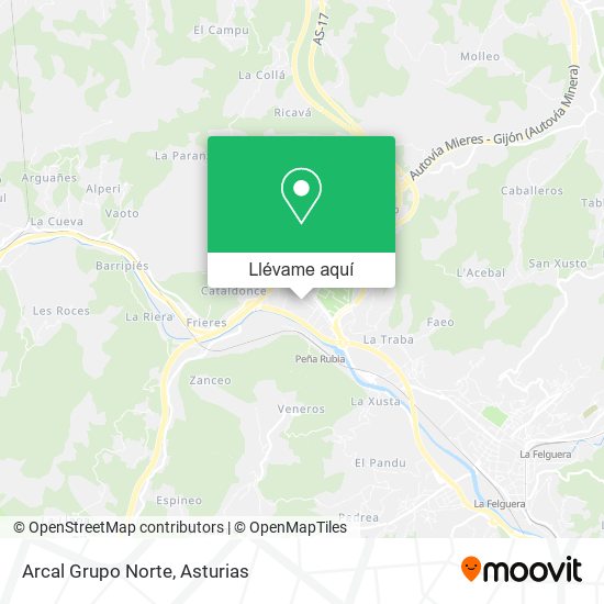 Mapa Arcal Grupo Norte