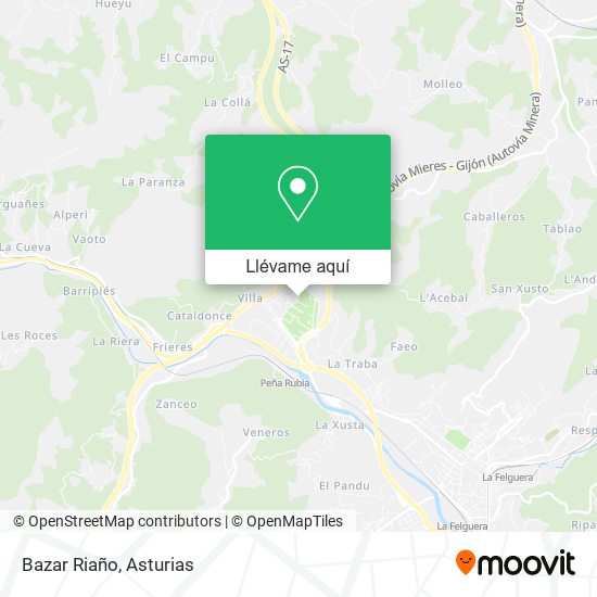 Mapa Bazar Riaño