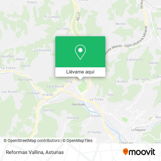 Mapa Reformas Vallina