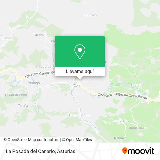 Mapa La Posada del Canario