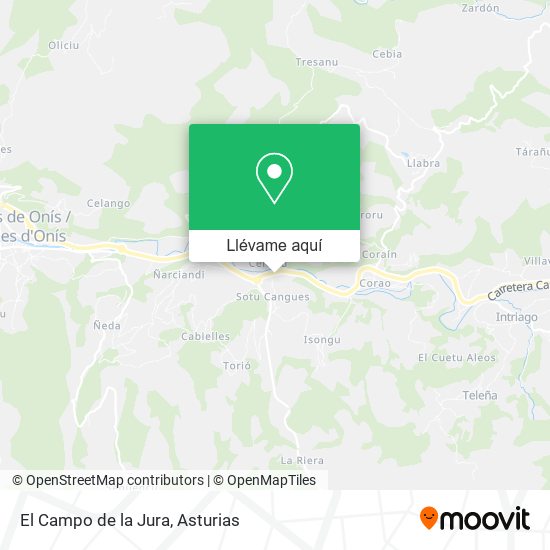 Mapa El Campo de la Jura