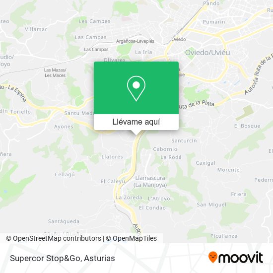 Mapa Supercor Stop&Go