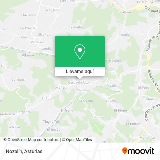 Mapa Nozalín